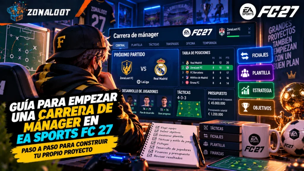 Guía para comenzar una Carrera de mánager en EA SPORTS FC 27