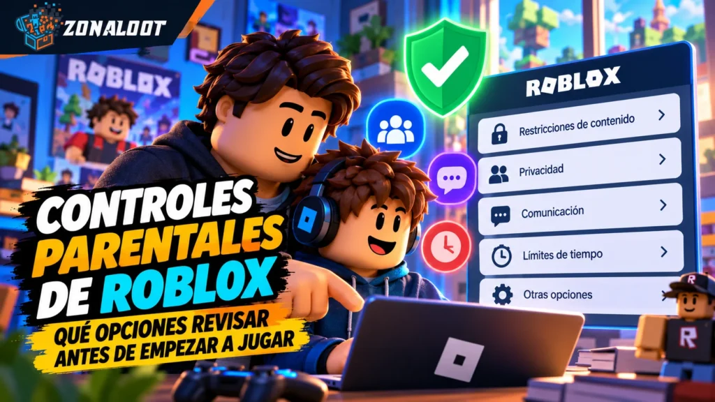 Opciones de controles parentales de Roblox para revisar antes de empezar a jugar
